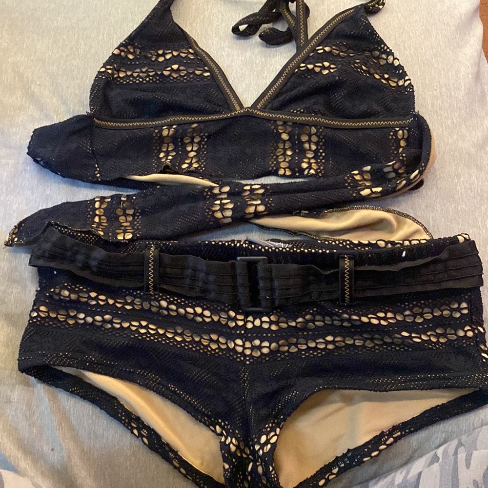 Becca crochet two piece swimsuit